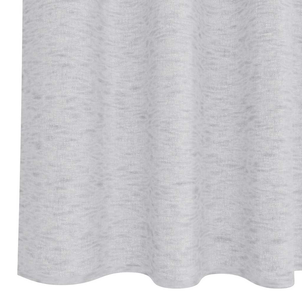 Voile zavjesa 2 pcs Svijetlo siva 175 x 140 cm Poliester
