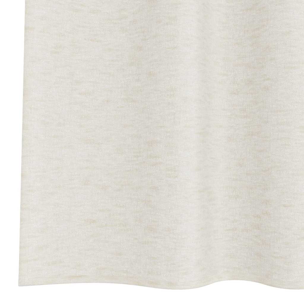 Voile zavjesa sa zavjesama 2 pcs Krema 175 x 140 cm Poliester