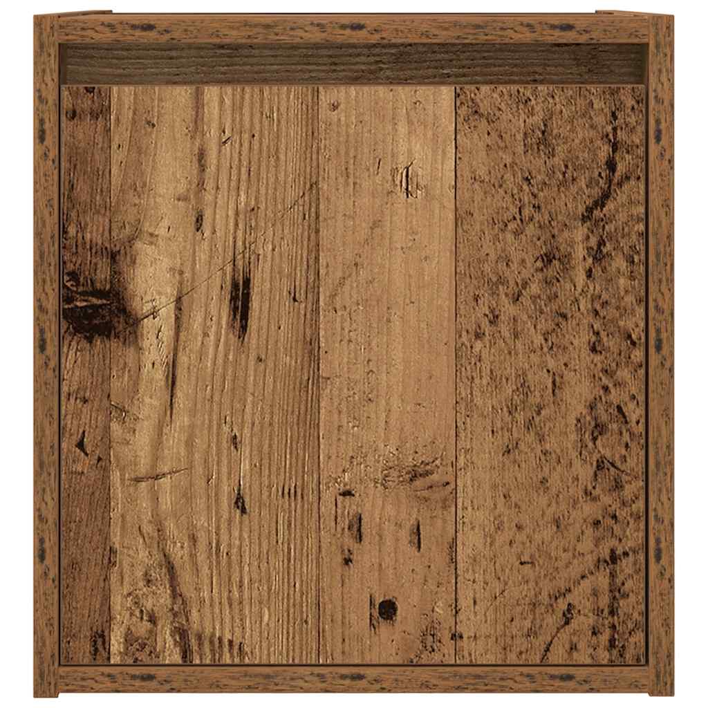 Zidni noćni ormarići 2 kom boja staro drvo 38x34x40 cm