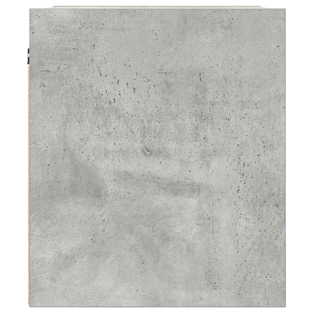 Zidni noćni ormarići 2 kom siva betona 38x34x40 cm