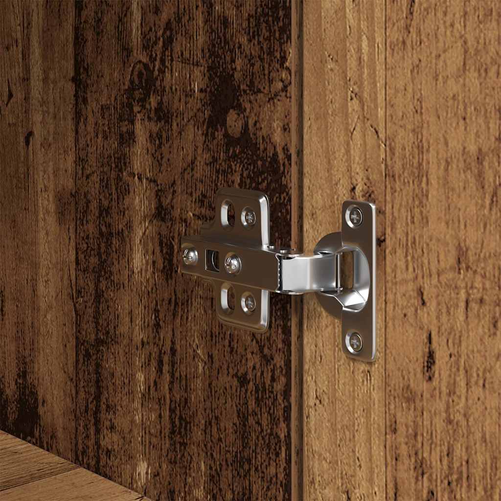 Noćni ormarići 2 kom staro drvo 39x35x65 cm konstruirano drvo