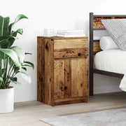 Noćni ormarići 2 kom staro drvo 39x35x65 cm konstruirano drvo