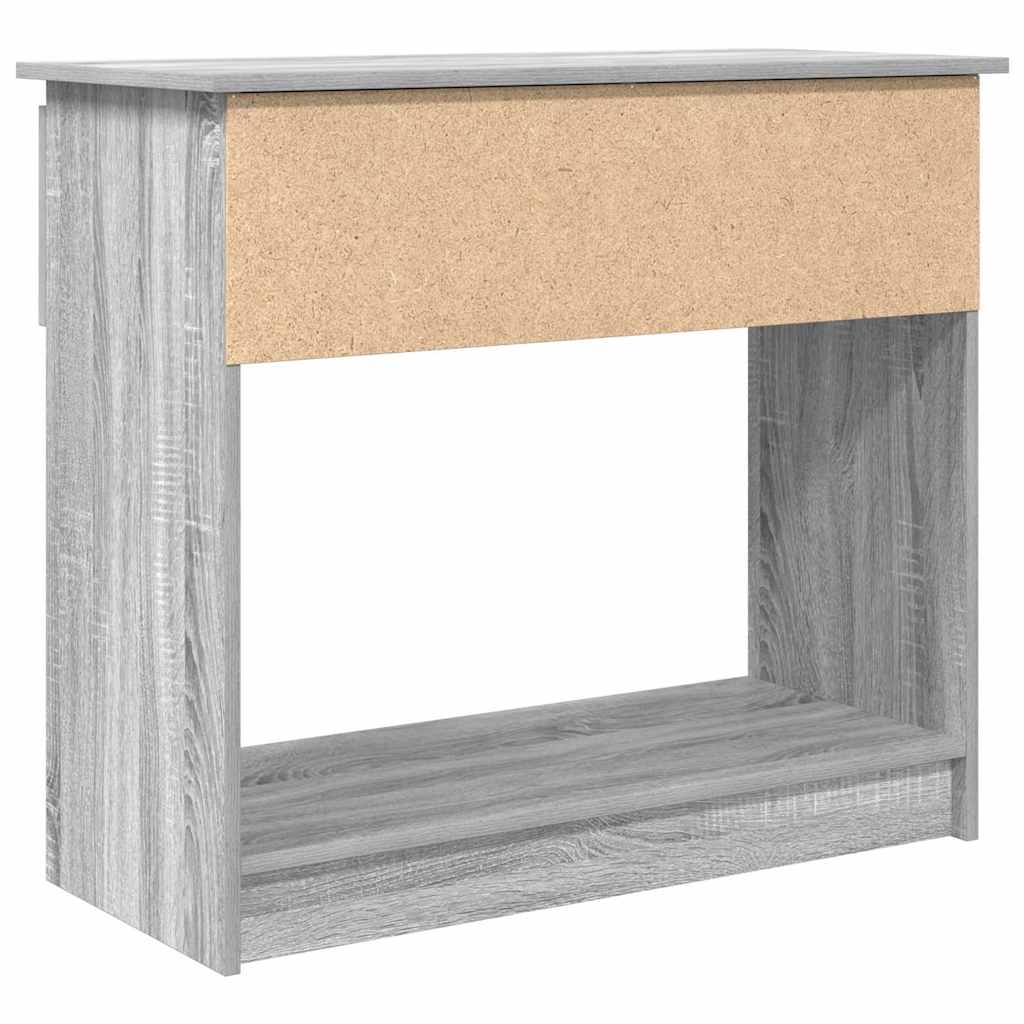 Konzolni stol s ladicama sivi Sonoma 85,5x38,5x74,5 cm