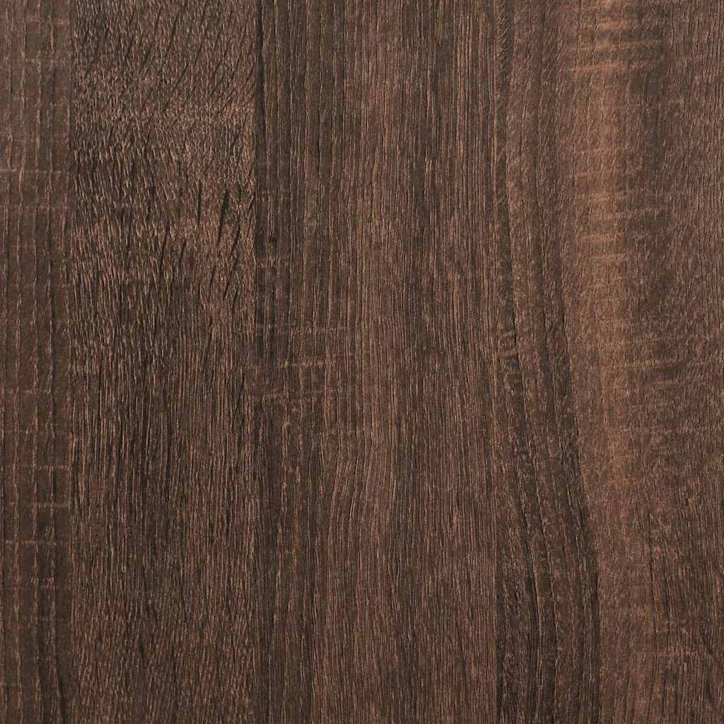 Konzolni stol s ladicama smeđi hrast 85,5x38,5x74,5 cm