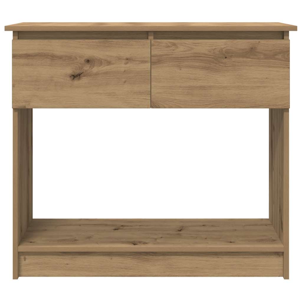 Konzolni stol s ladicama Artisan hrast 85,5x38,5x74,5 cm