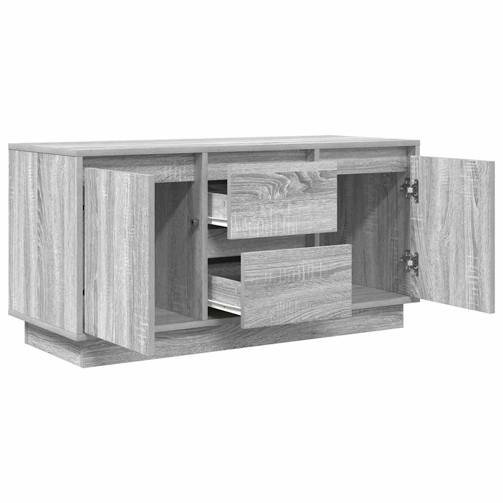 TV ormarić s LED svjetlima boja hrasta sonome 100x41x50 cm