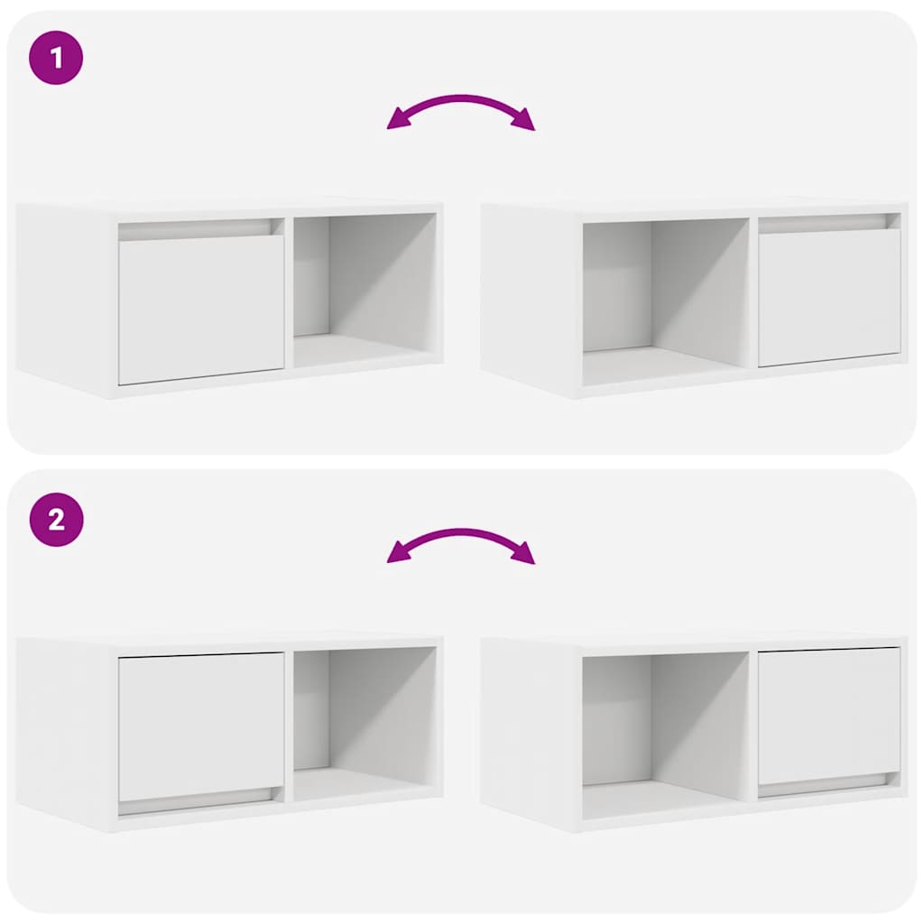 TV ormarići 2 kom bijeli 60x31x25,5 cm konstruirano drvo