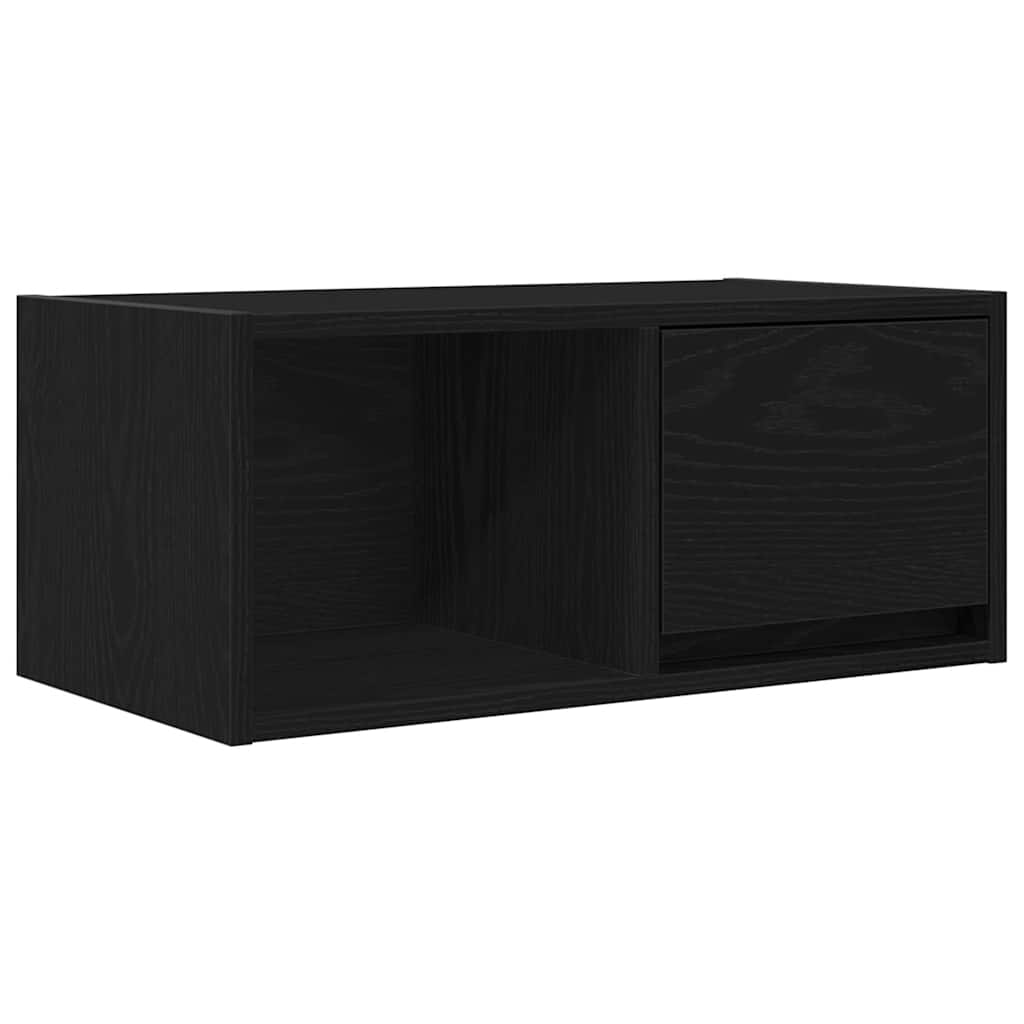 TV ormarići 2 kom crni hrast 60x31x25,5 cm konstruiranog drva