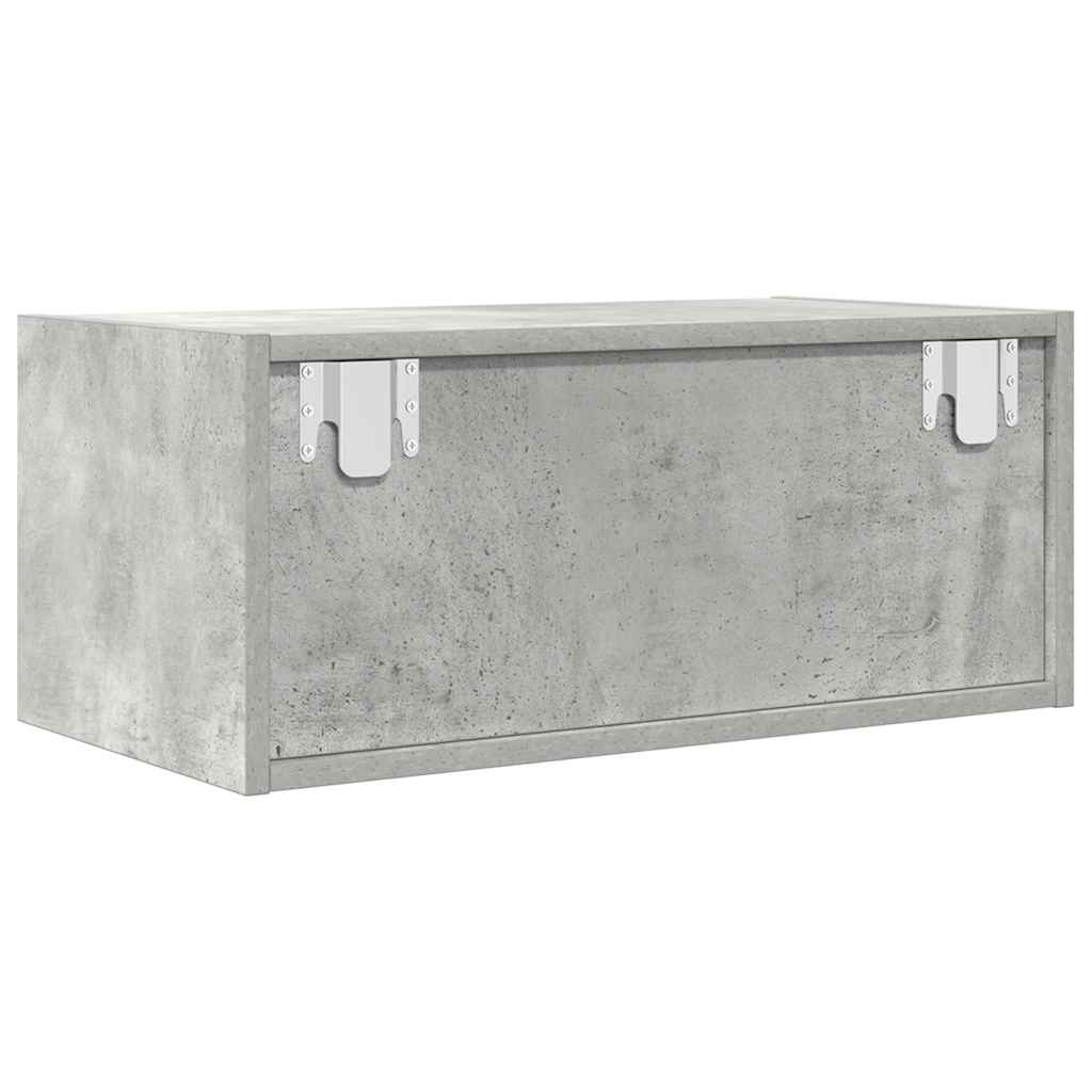 TV ormarići 2 kom boja betona 60x31x25,5 cm konstruirano drvo