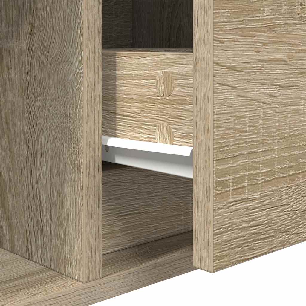 TV ormarići 2kom boja hrasta 80x31x25,5 cm konstruiranog drva