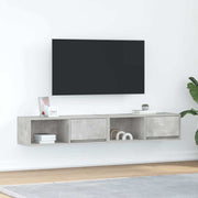 TV ormarići 2 kom boja betona 80x31x25,5 cm konstruirano drvo