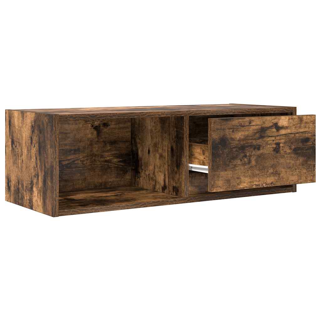 TV ormarić boja dimljenog hrasta 80x31x25,5cm konstruirano drvo