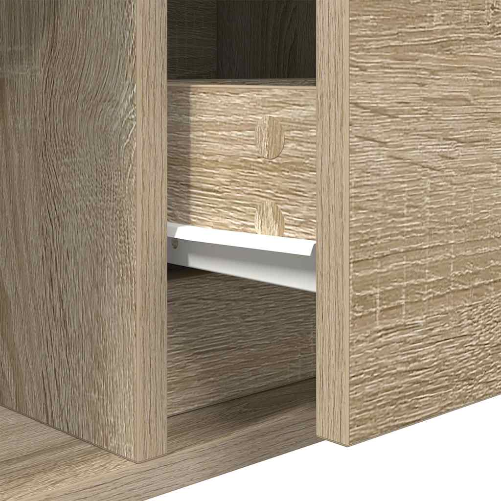 TV ormarići 2kom boja hrasta 100x31x25,5 cm konstruiranog drva
