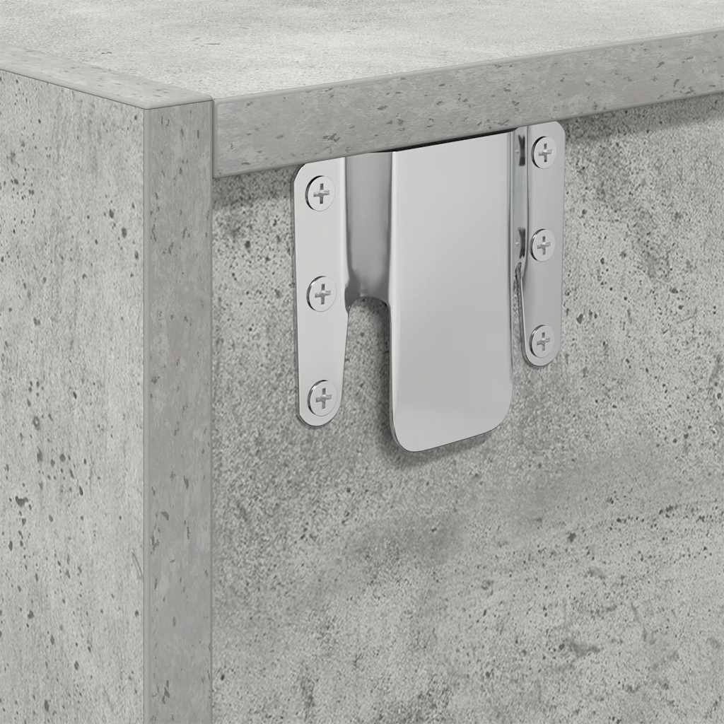 TV ormarić boja betona 100x31x25,5 cm od konstruiranog drva