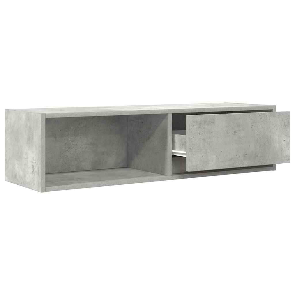 TV ormarići 2 kom boja betona 100x31x25,5 cm konstruirano drvo