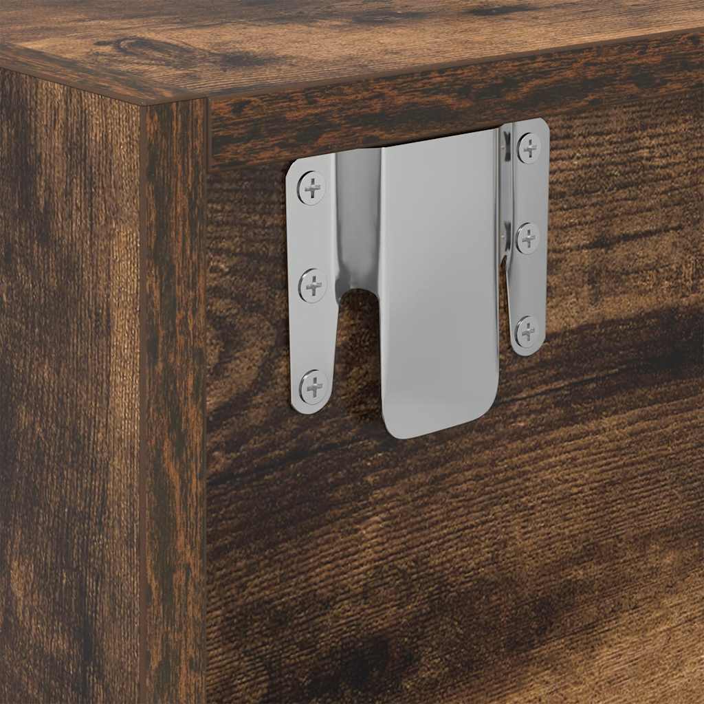 TV ormarići 2 kom boja dimljenog hrasta 100x31x25,5 cm drveni