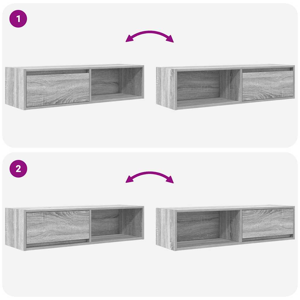 TV ormarić boja hrasta sonome 100x31x25,5 cm konstruirano drvo