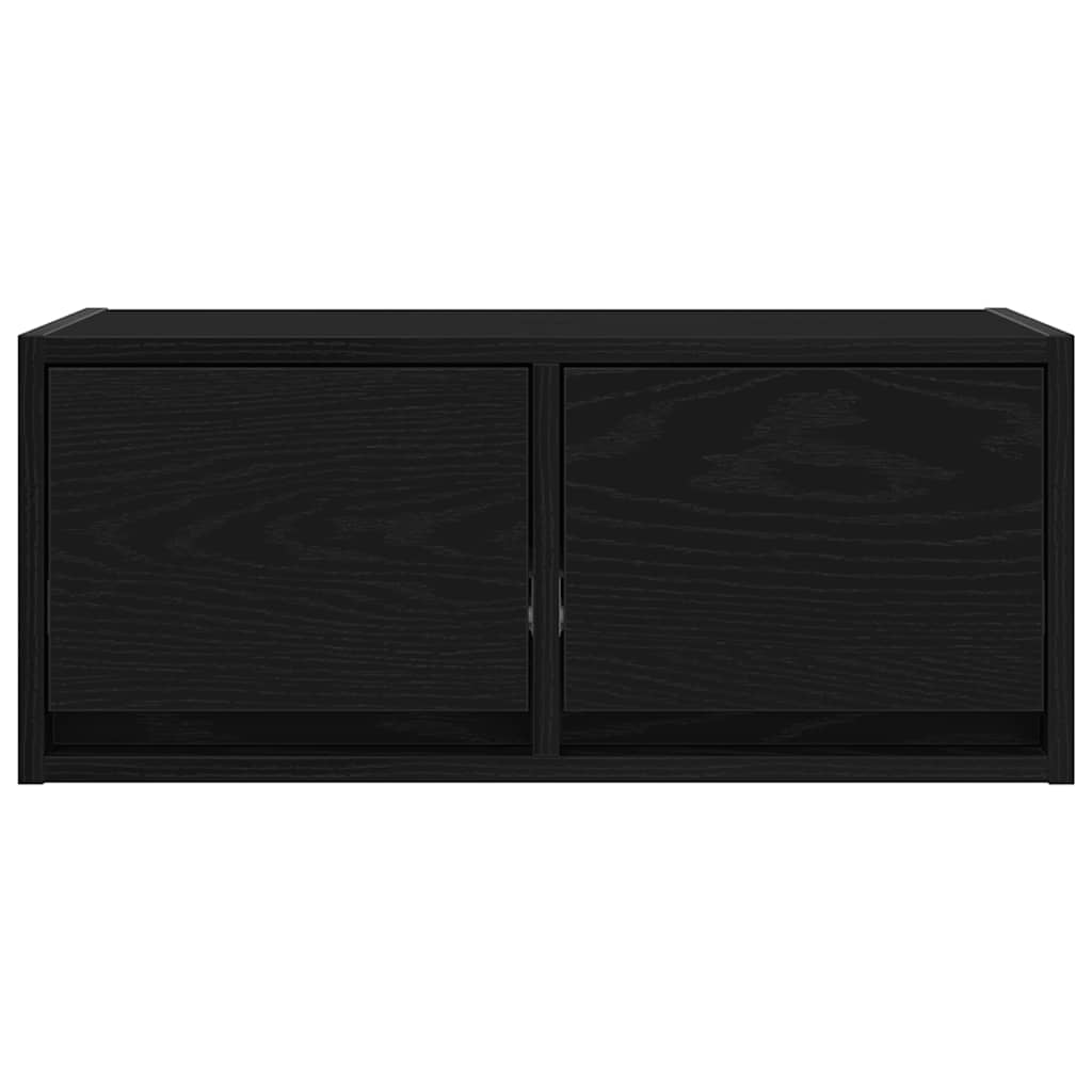 TV ormarići 2 kom crni hrast 60x31x25,5 cm konstruiranog drva