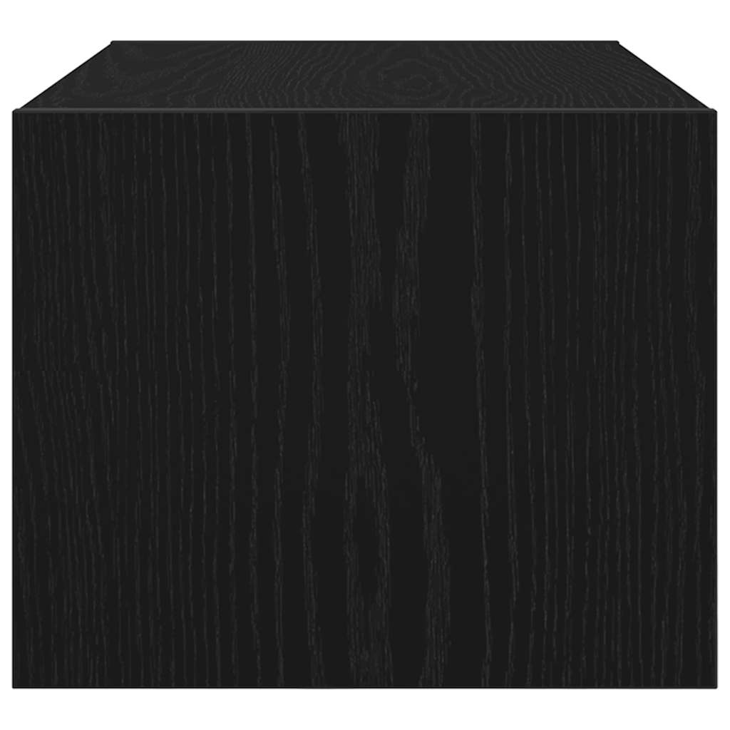 TV ormarići 2 kom crni hrast 60x31x25,5 cm konstruiranog drva