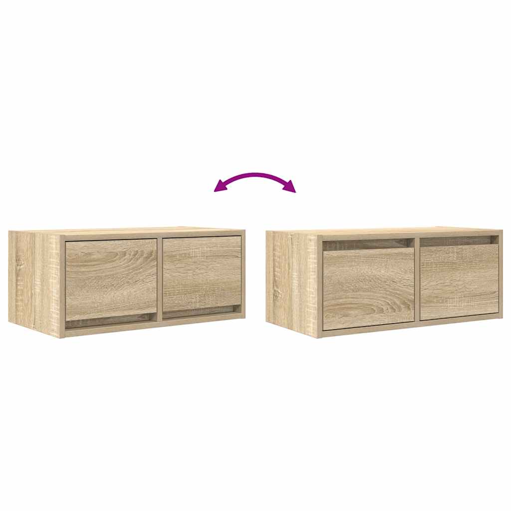 TV ormarići 2kom boja hrasta 60x31x25,5 cm konstruiranog drva