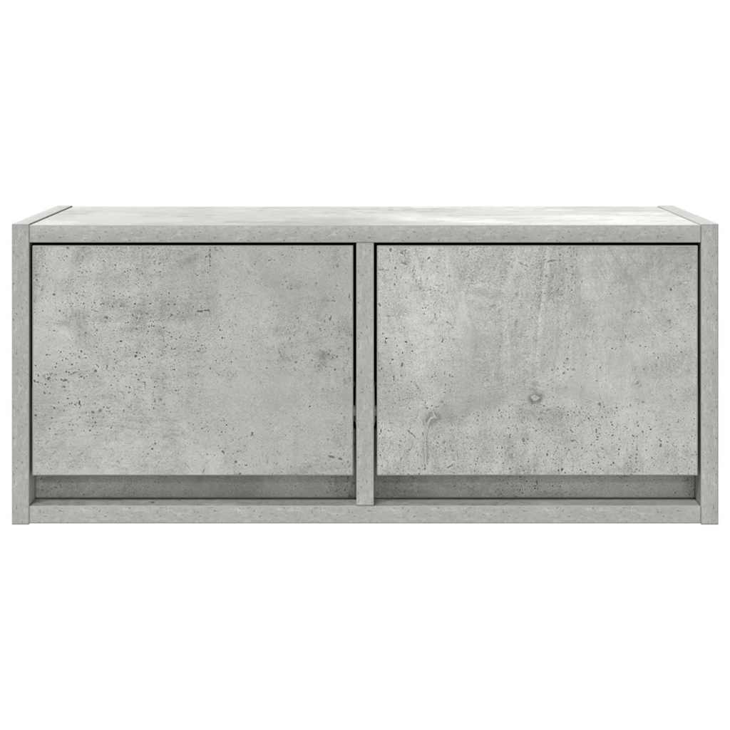 TV ormarići 2 kom boja betona 60x31x25,5 cm konstruirano drvo