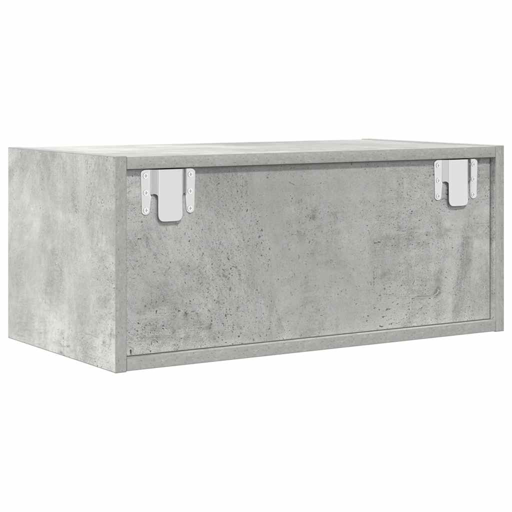 TV ormarići 2 kom boja betona 60x31x25,5 cm konstruirano drvo
