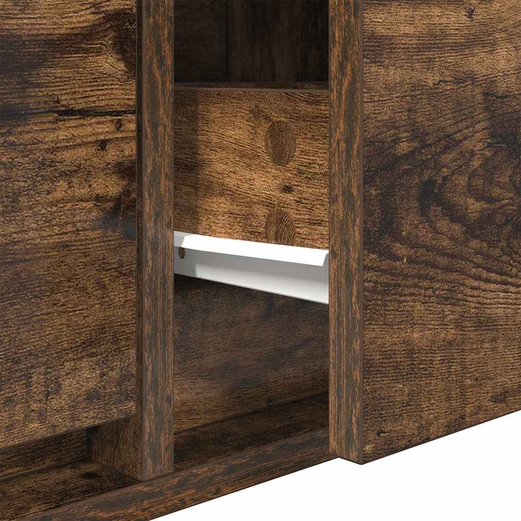 TV ormarić boja dimljenog hrasta 60x31x25,5cm konstruirano drvo