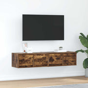 TV ormarići 2 kom boja dimljenog hrasta 60x31x25,5 cm drveni