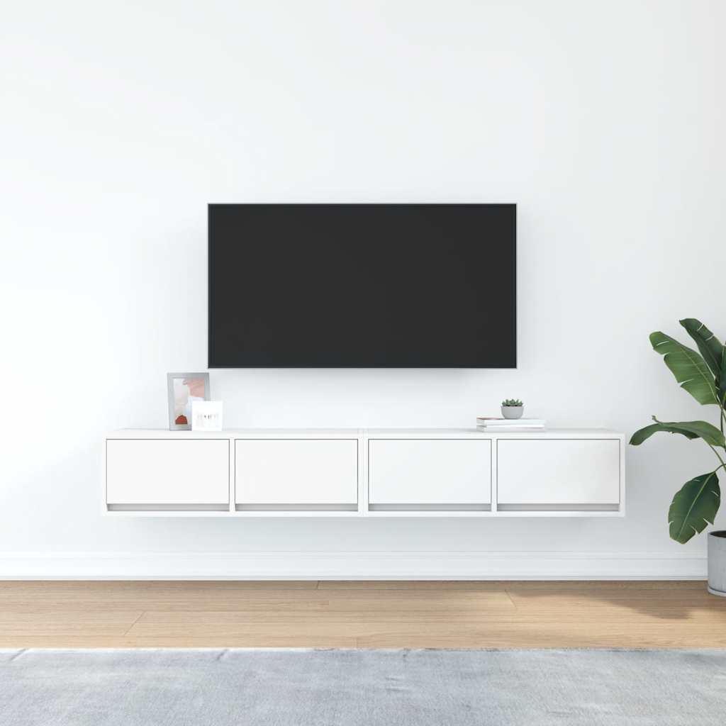 TV ormarići 2 kom bijeli 80x31x25,5 cm konstruirano drvo