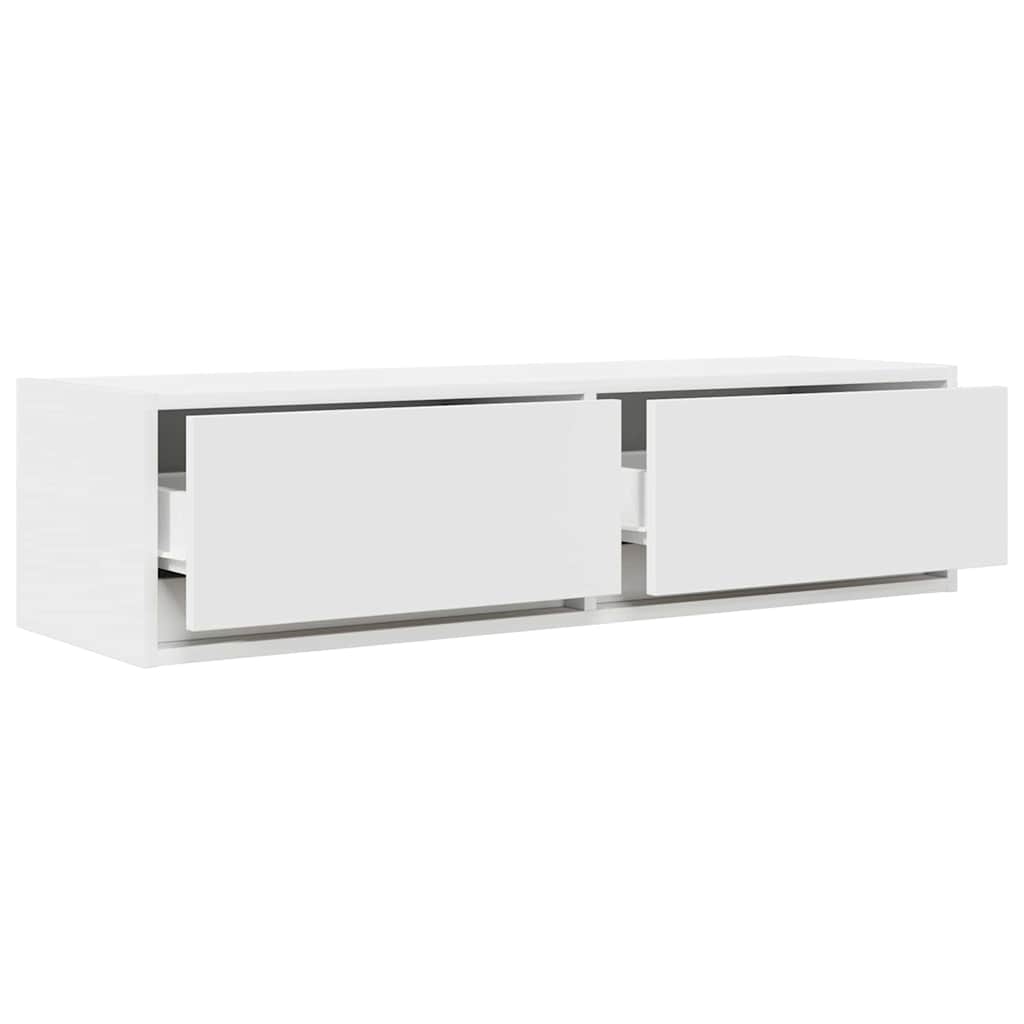 TV ormar s ladicama Bijelo 100 x 31 x 25,5 cm Konstruirano drvo