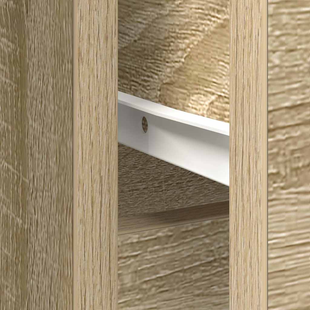 Komoda s ladicama hrasta sonome 101x35x76 cm konstruirano drvo