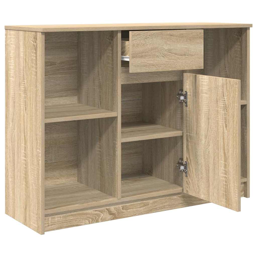 Komoda s ladicama hrasta sonome 101x35x76 cm konstruirano drvo