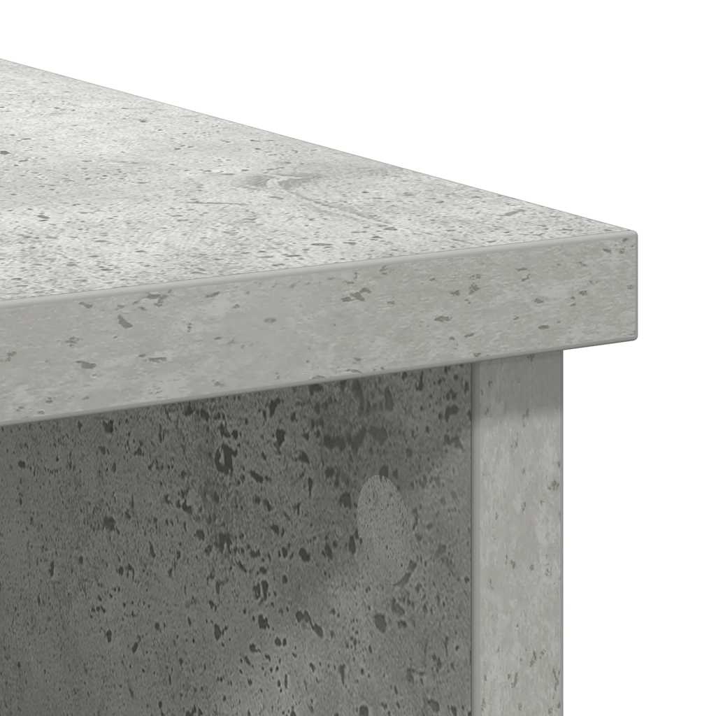 Komoda s ladicama beton siva 101x35x76 cm konstruirano drvo