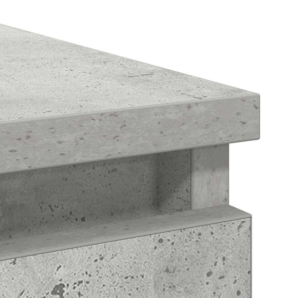 Komoda s ladicama beton siva 71x35x65 cm konstruirano drvo