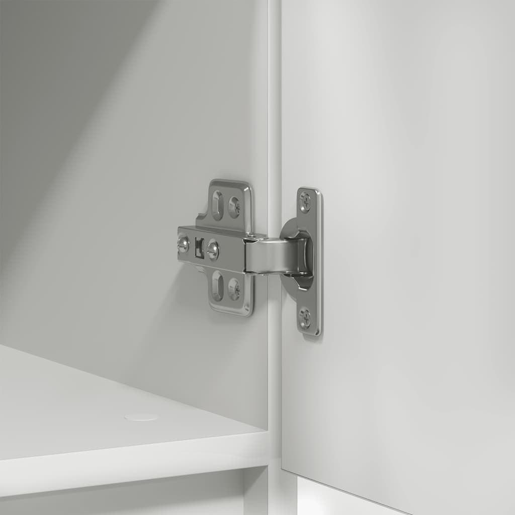 Komoda s ladicama bijela 71x35x84 cm izrađeno drvo