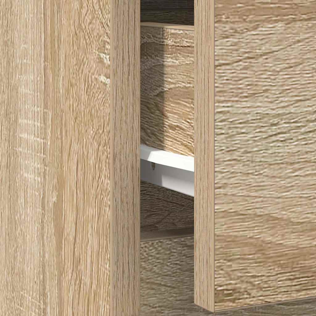 Komoda s ladicama hrasta sonome 71x35x84 cm konstruirano drvo
