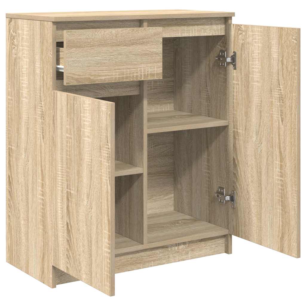 Komoda s ladicama hrasta sonome 71x35x84 cm konstruirano drvo