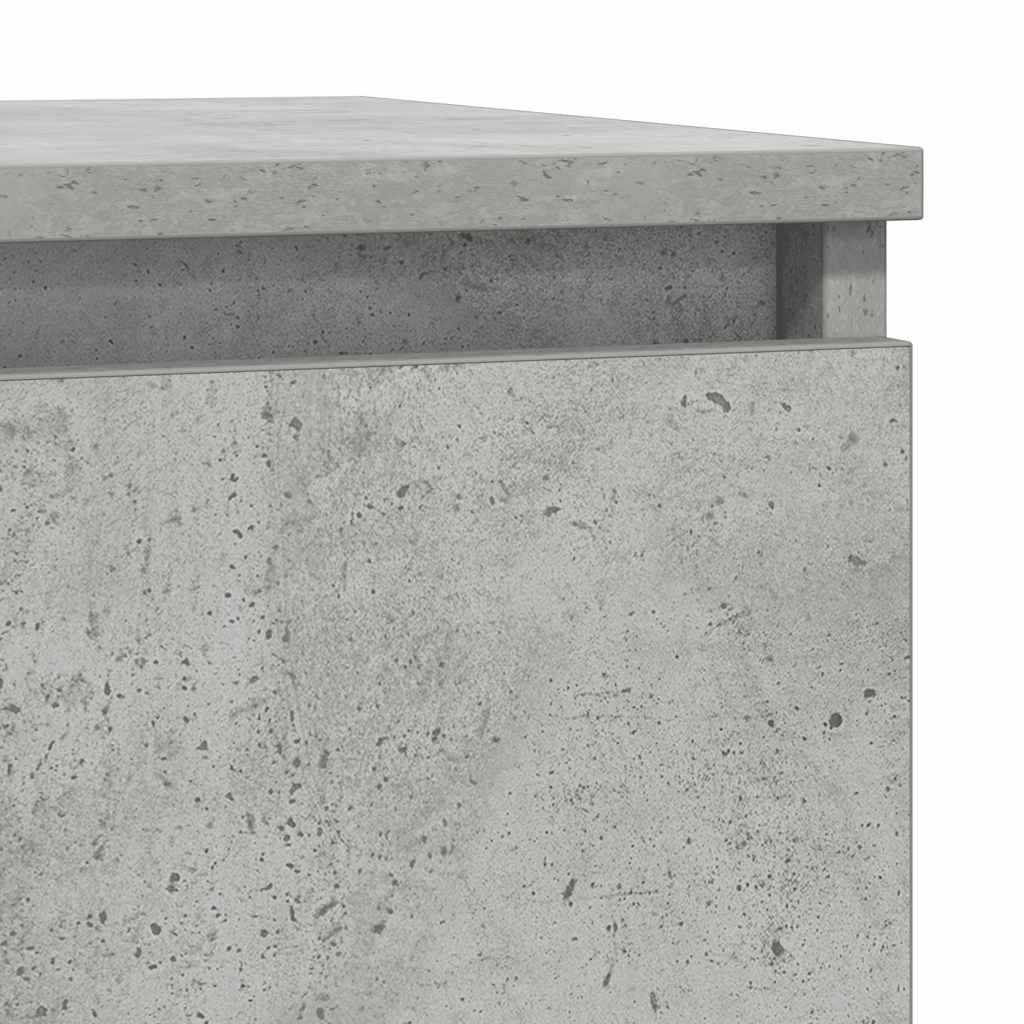 Komoda s ladicama beton siva 71x35x84 cm konstruirano drvo
