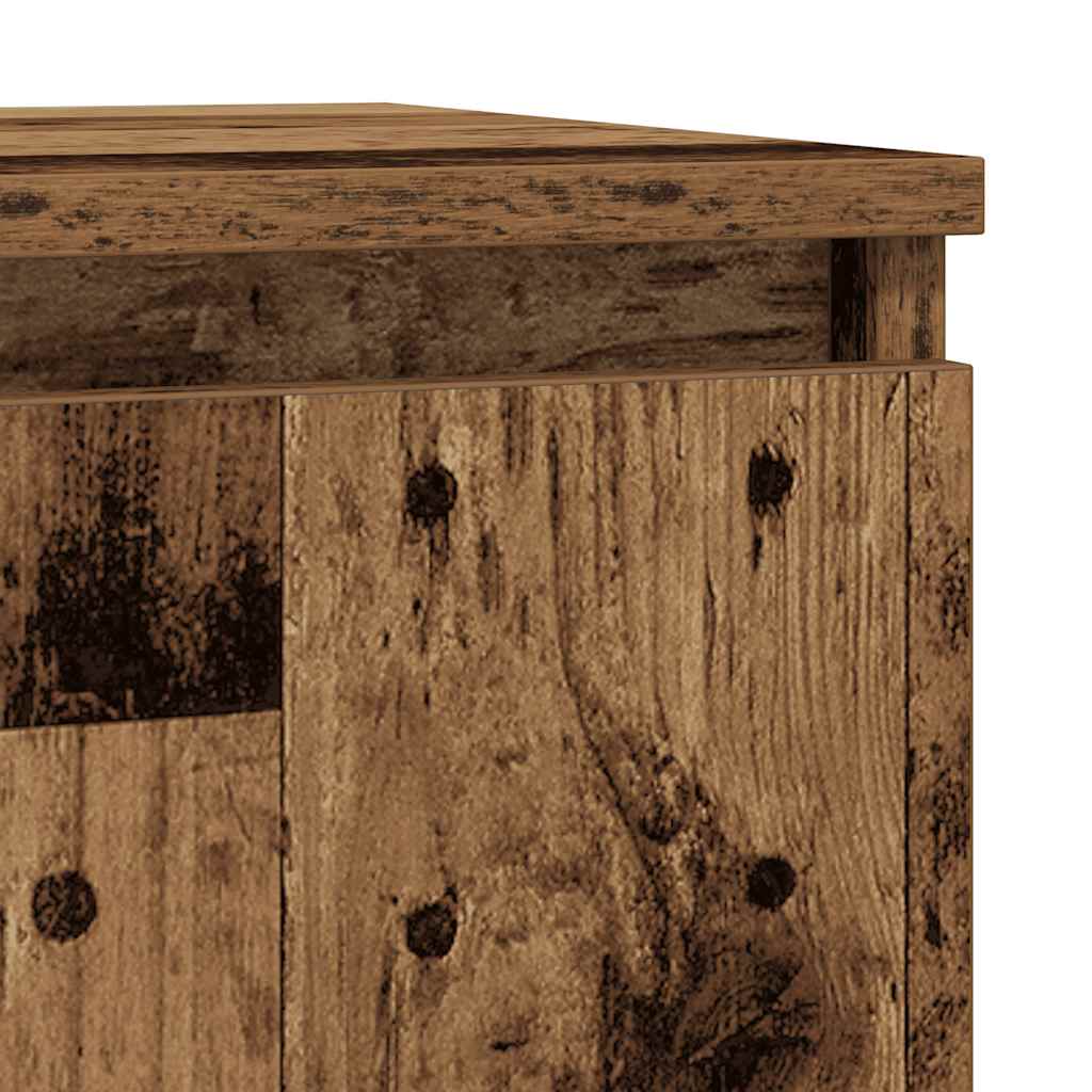 Komoda s ladicama staro drvo 71x35x84 cm konstruirano drvo