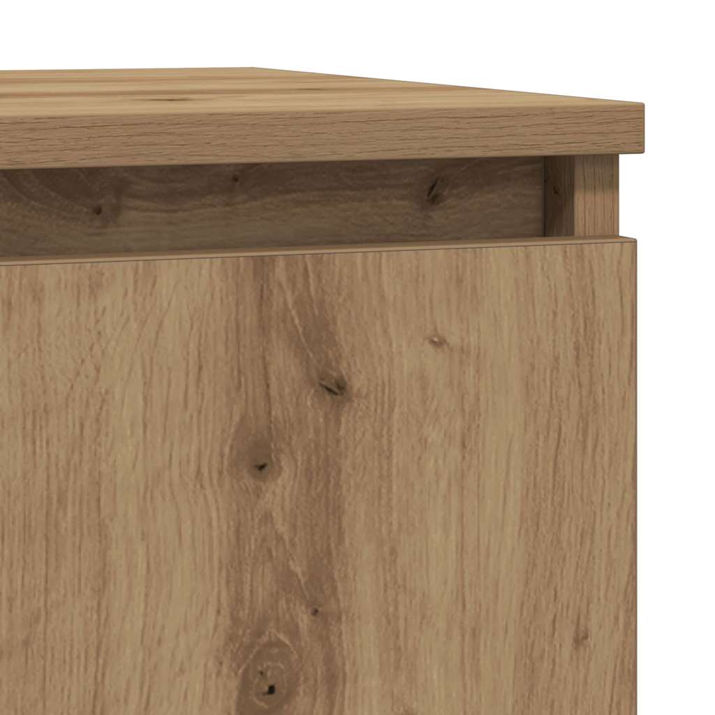 Komoda s ladicama artisan hrast 71x35x84 cm konstruirano drvo
