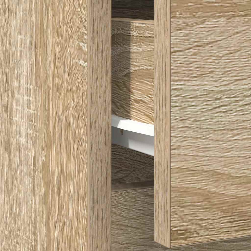 Komoda s ladicama hrasta sonome 71x35x65 cm konstruirano drvo
