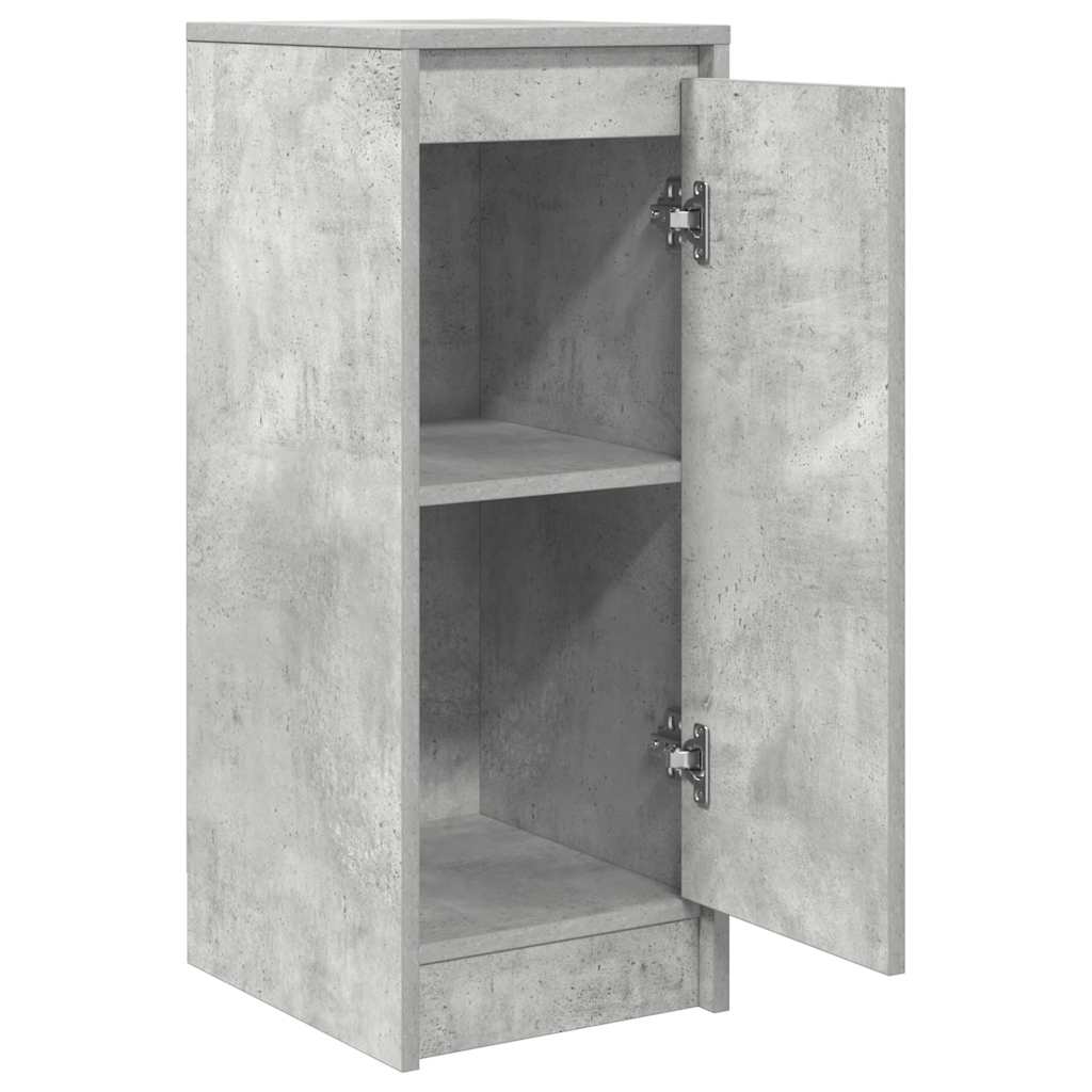 Komoda siva boja betona 29,5x34x76 cm od konstruiranog drva