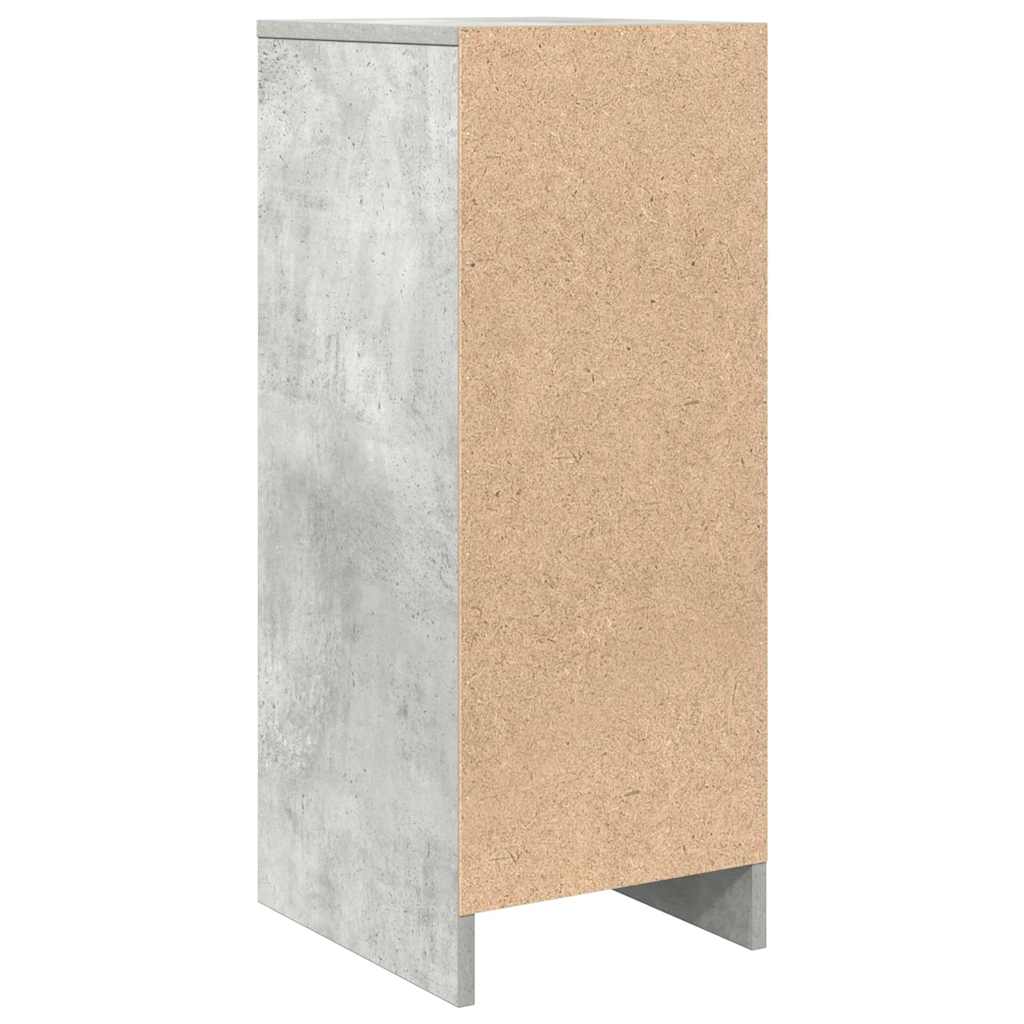 Komoda siva boja betona 29,5x34x76 cm od konstruiranog drva