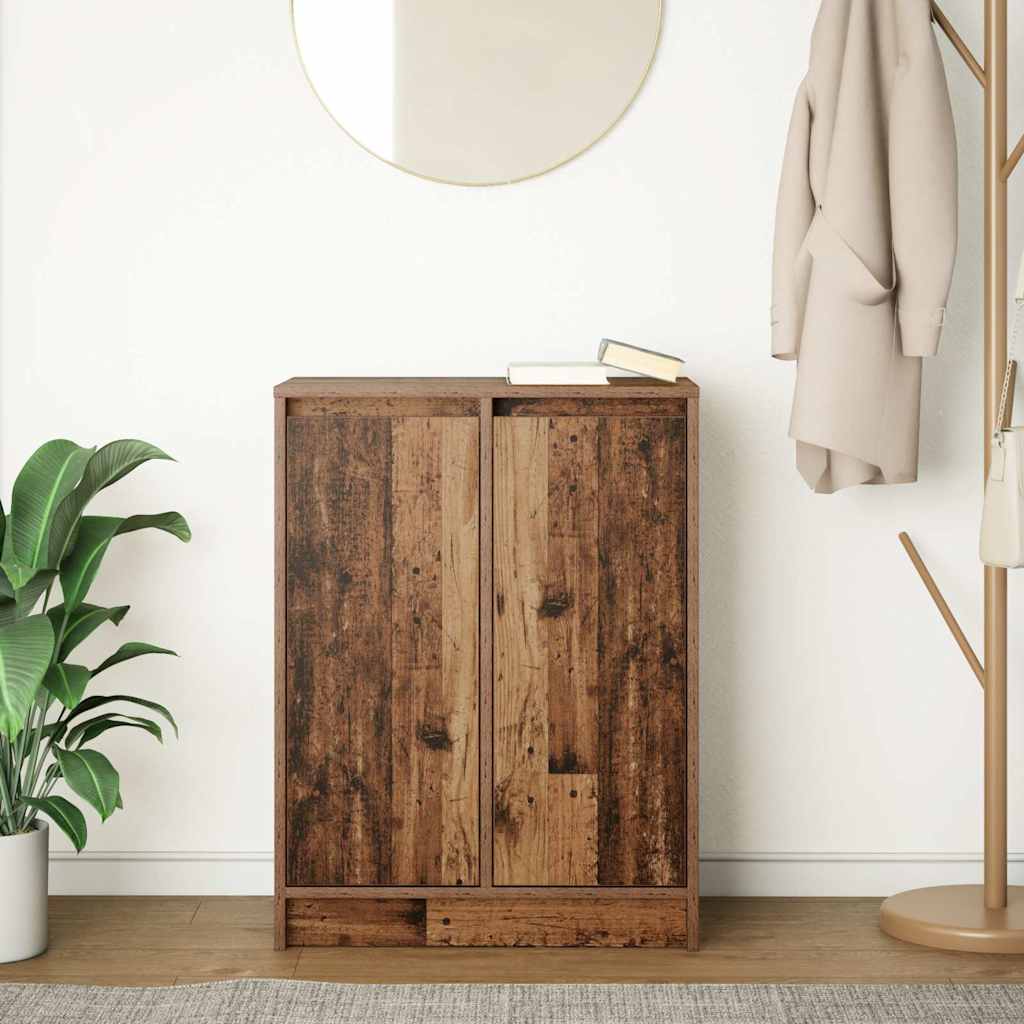 Komoda boja staro drvo 57x34x76 cm od konstruiranog drva