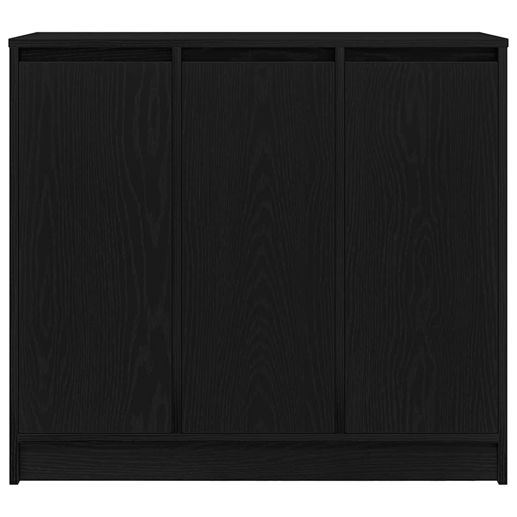 Komoda crni hrast 85x34x76 cm konstruirano drvo