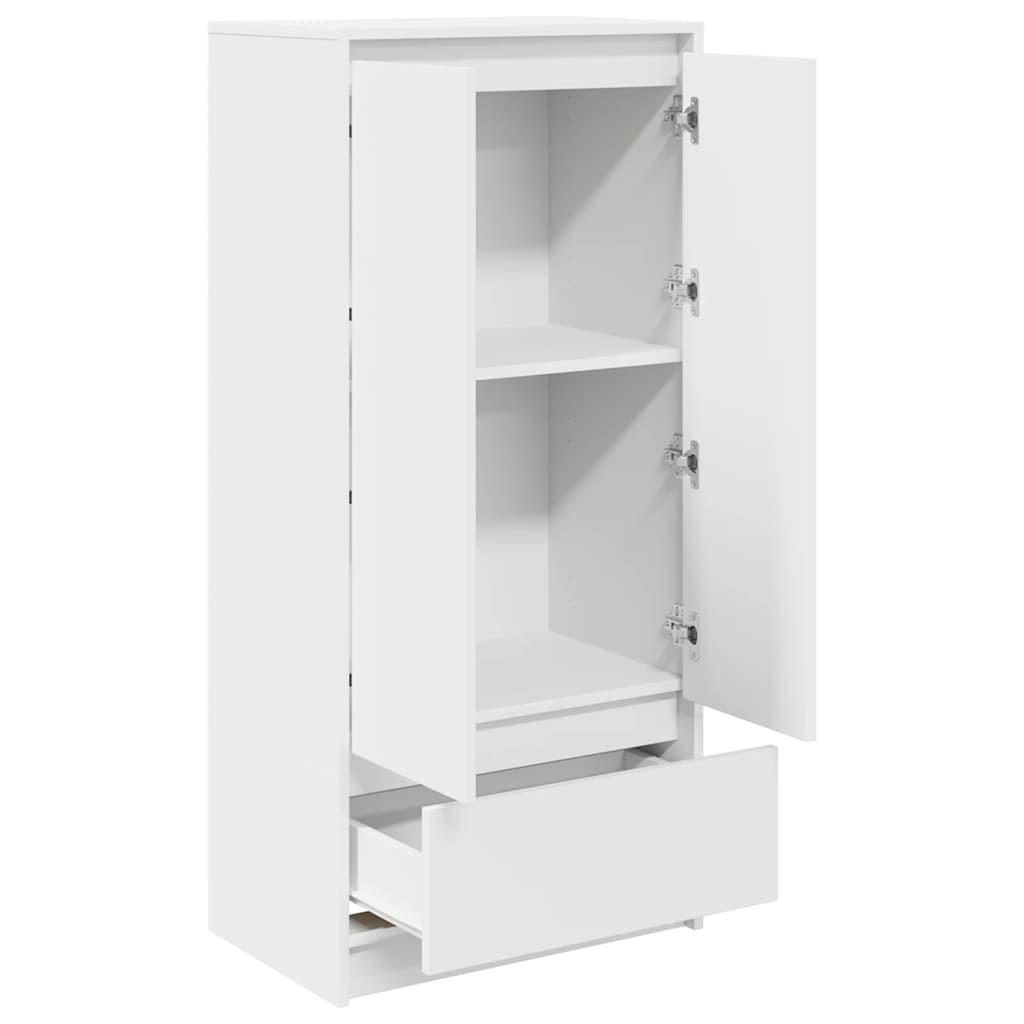 Ormarić s ladicom bijeli 55,5x34x119,5 cm izrađeno drvo