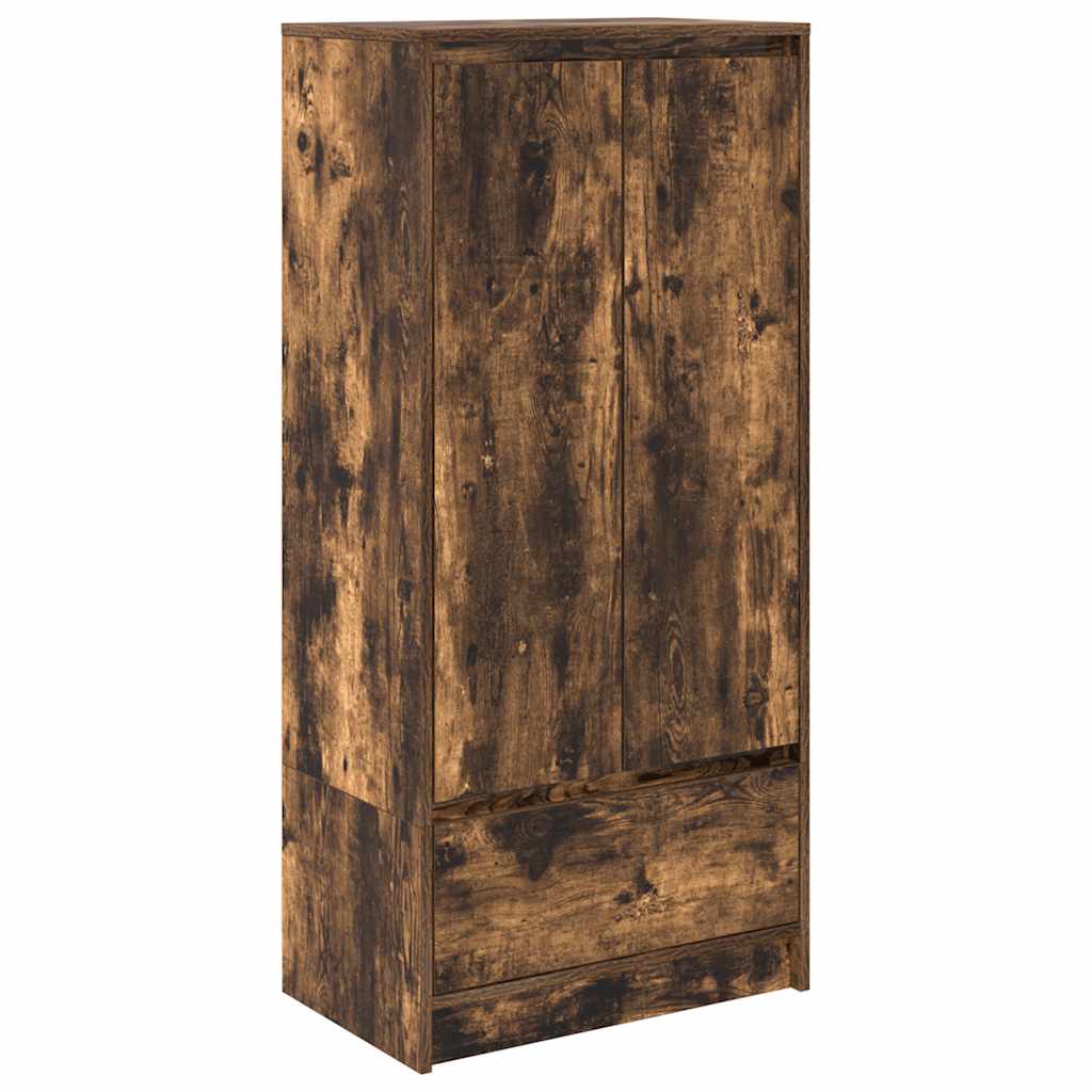 Ormarić s ladicom dimljeni hrast 55,5x34x119,5 cm