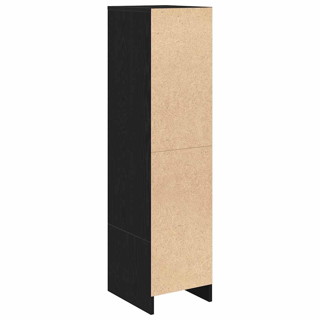 Visoka ploča crni hrast 29,5x34x119,5 cm izrađeno drvo