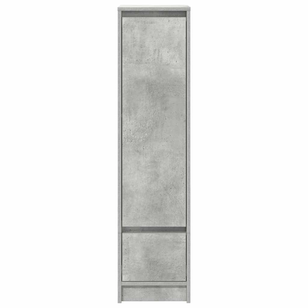 Visoka ploča beton siva 29,5x34x119,5 cm izrađeno drvo