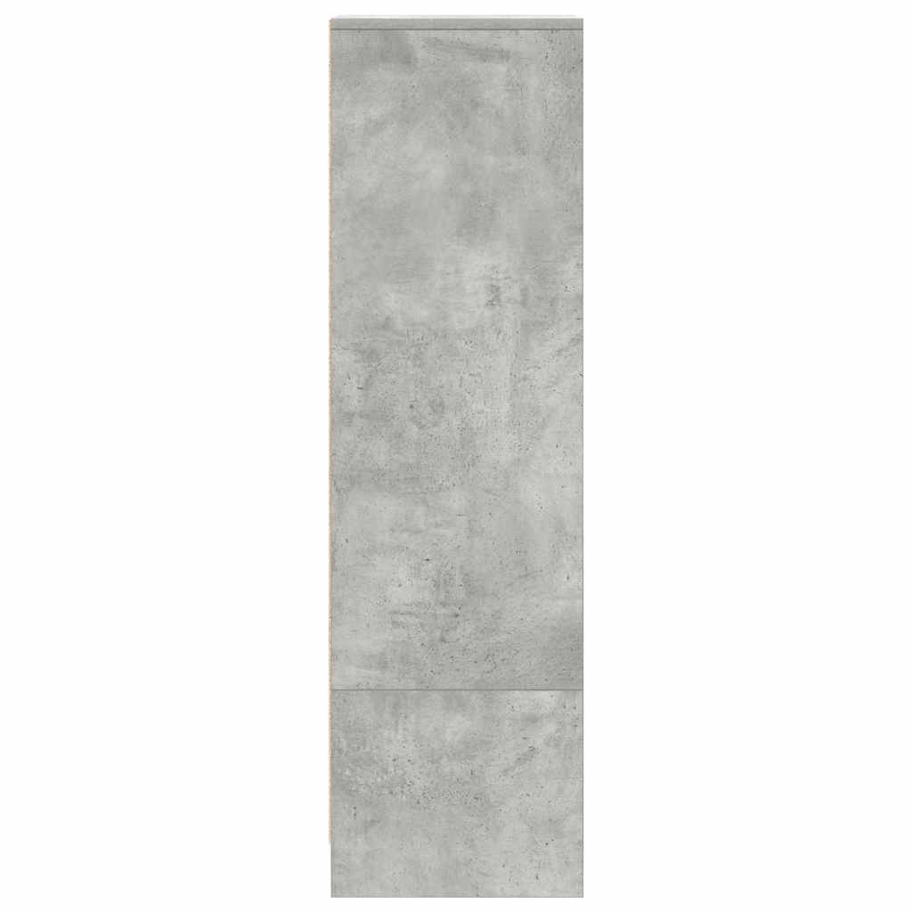 Visoka ploča beton siva 29,5x34x119,5 cm izrađeno drvo